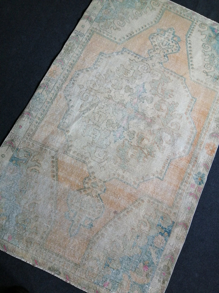 Rust Turkish Runner Rug 4' x 6' 11" Hand-Knotted | No. WR18329