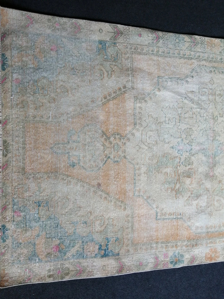 Rust Turkish Runner Rug 4' x 6' 11" Hand-Knotted | No. WR18329