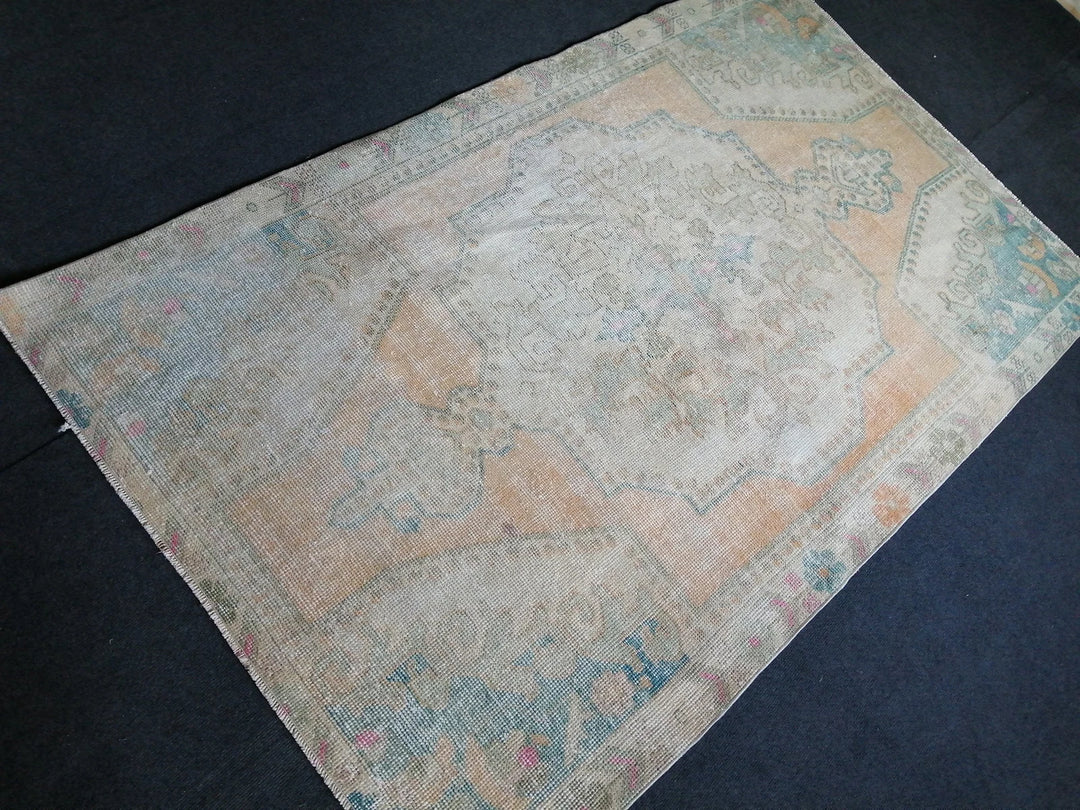 Rust Turkish Runner Rug 4' x 6' 11" Hand-Knotted | No. WR18329