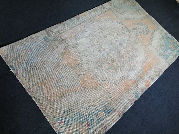 Rust Turkish Runner Rug 4' x 6' 11" Hand-Knotted | No. WR18329