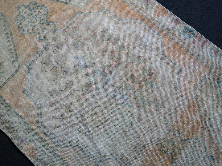 Rust Turkish Runner Rug 4' x 6' 11" Hand-Knotted | No. WR18329