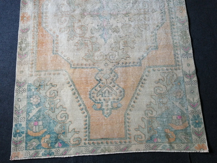 Rust Turkish Runner Rug 4' x 6' 11" Hand-Knotted | No. WR18329