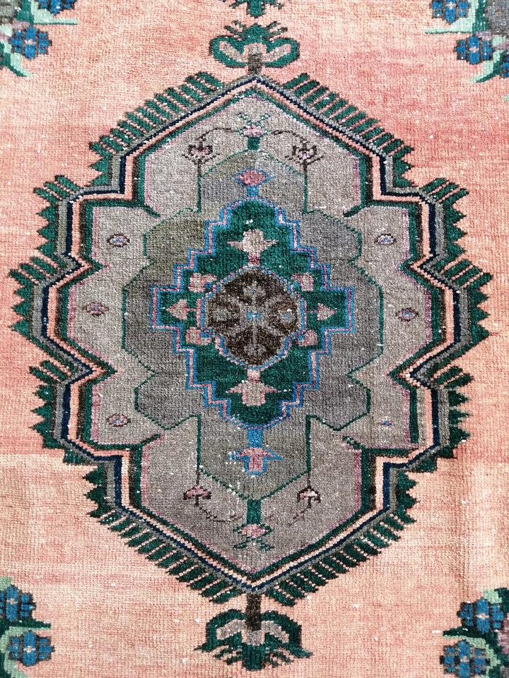 Rust Turkish Runner Rug 5' x 12' Hand-Knotted | No. WR18583