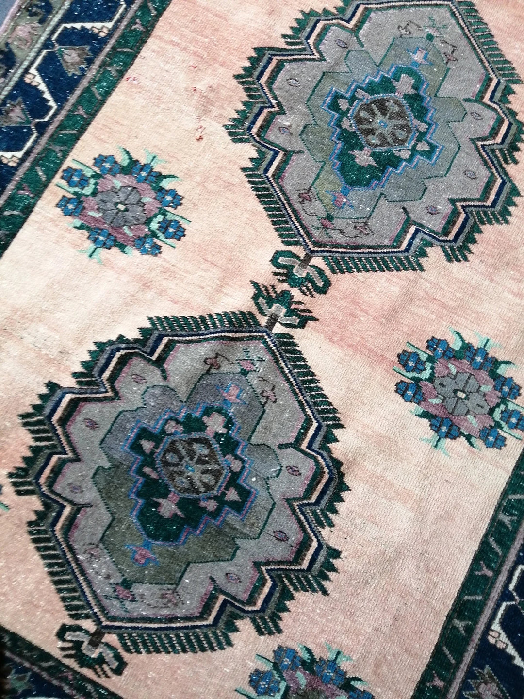 Rust Turkish Runner Rug 5' x 12' Hand-Knotted | No. WR18583