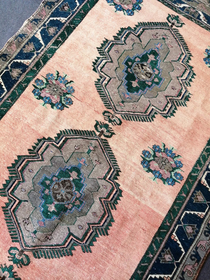 Rust Turkish Runner Rug 5' x 12' Hand-Knotted | No. WR18583