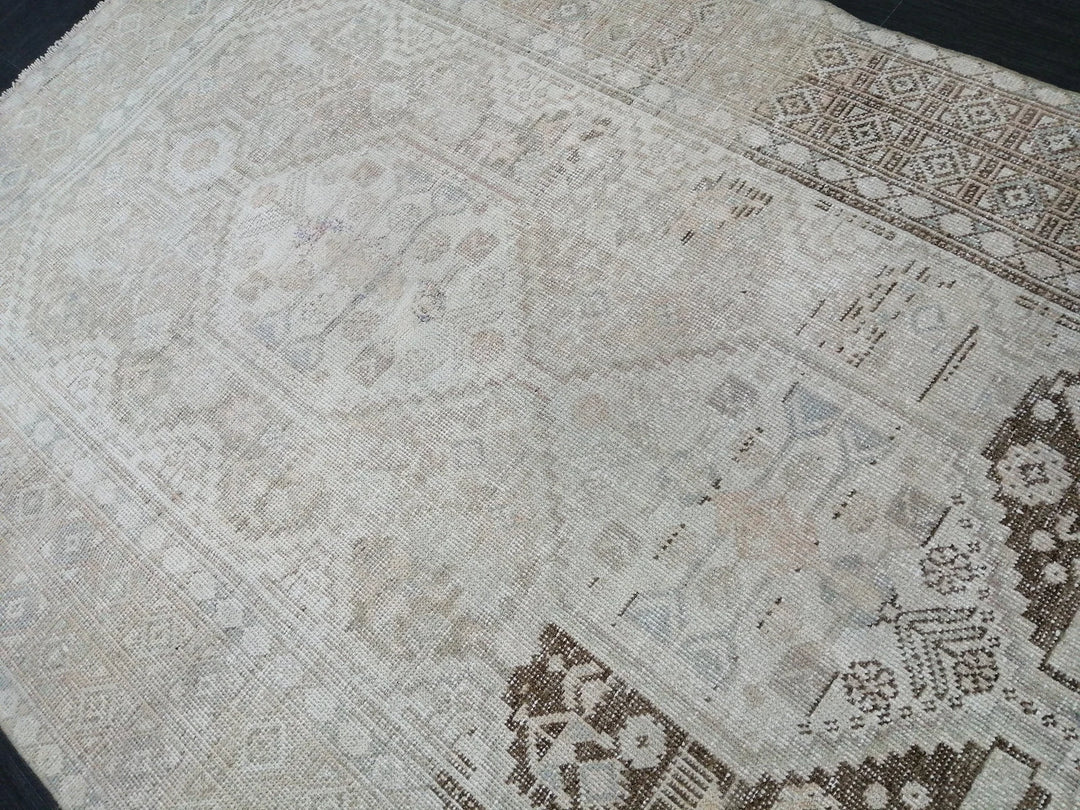 Rust Turkish Runner Rug 4' x 7' Hand-Knotted | No. WR18783