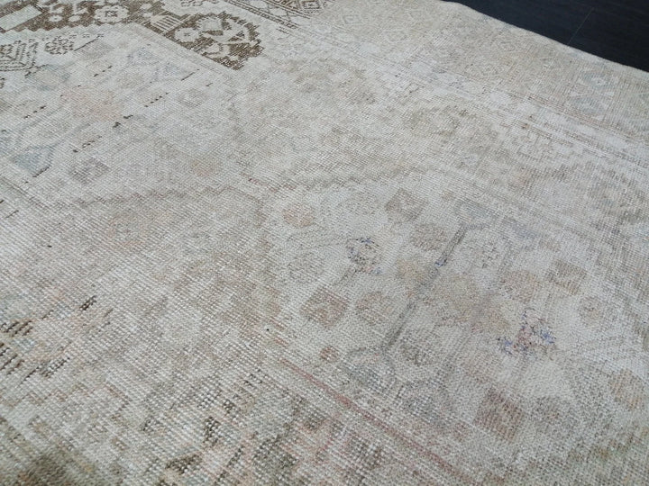 Rust Turkish Runner Rug 4' x 7' Hand-Knotted | No. WR18783