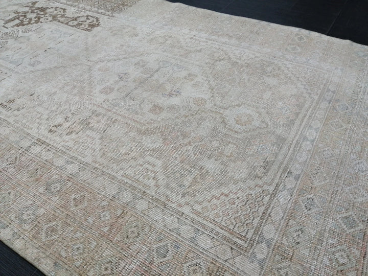 Rust Turkish Runner Rug 4' x 7' Hand-Knotted | No. WR18783