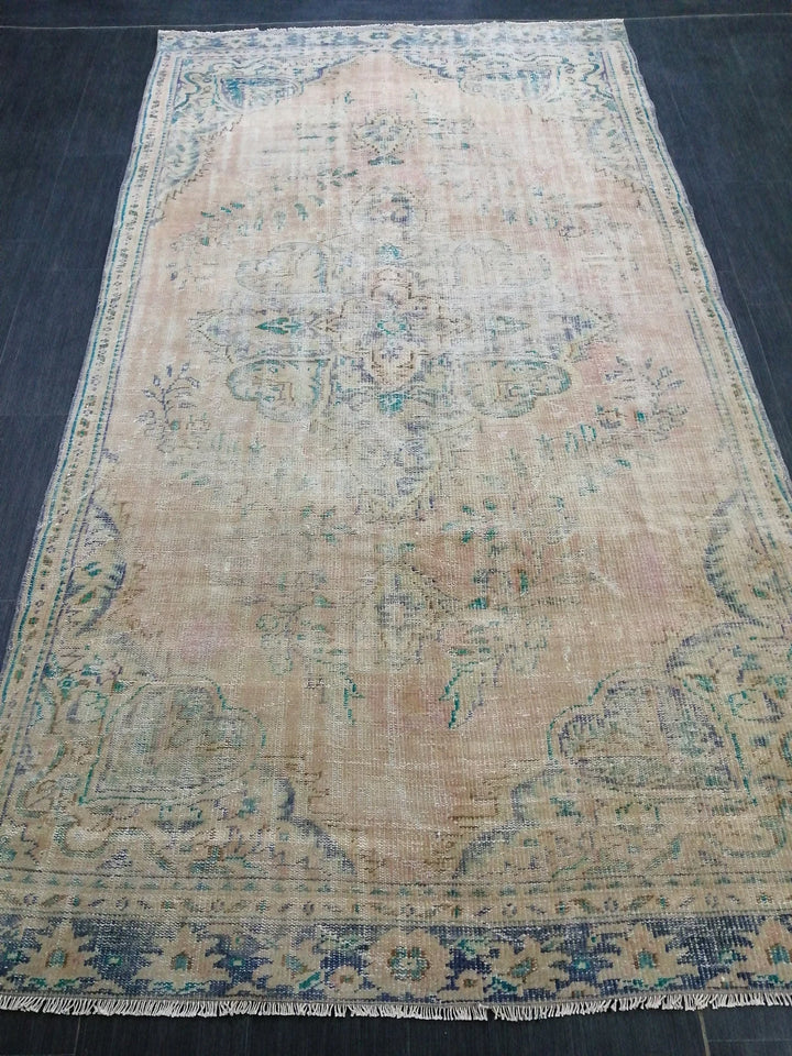Rust Turkish Runner Rug 5' 5" x 9' 6" Hand-Knotted | No. WR19031