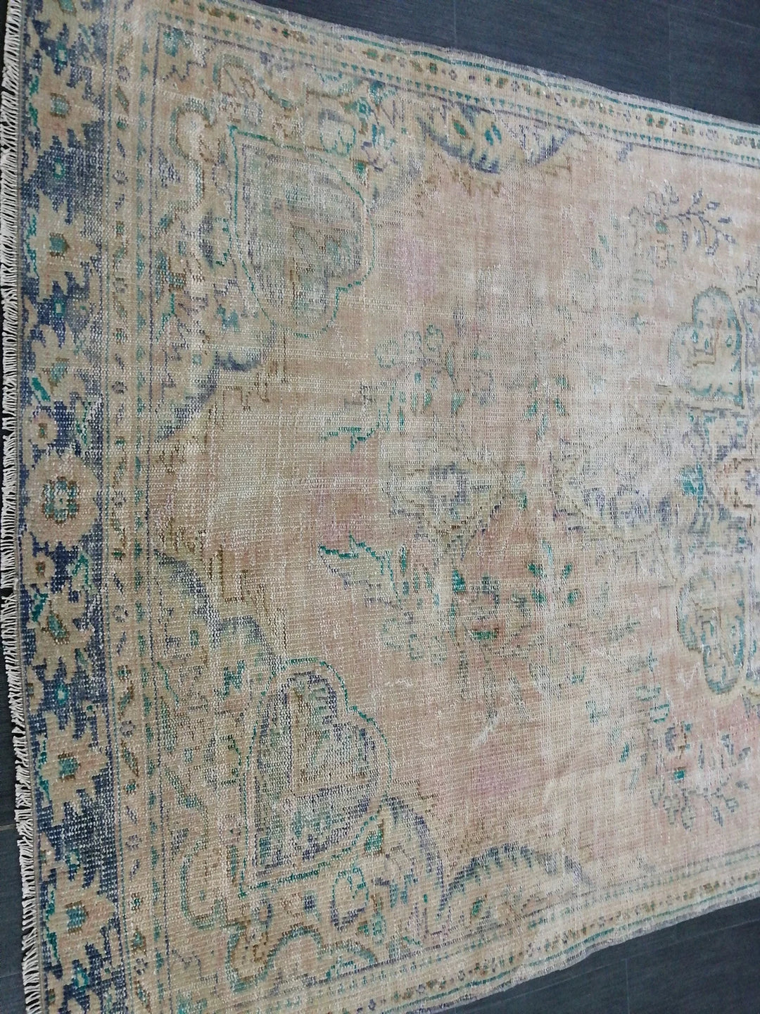 Rust Turkish Runner Rug 5' 5" x 9' 6" Hand-Knotted | No. WR19031