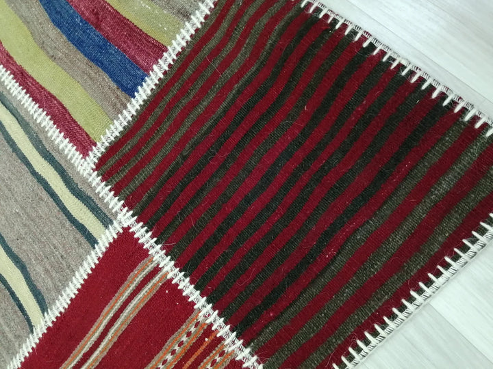 Rust Turkish Runner Rug 5' 2" x 7' 5" Hand-Knotted | No. WR19144