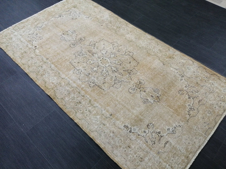 Rust Turkish Runner Rug 3' 8" x 6' 7" Hand-Knotted | No. WR20504