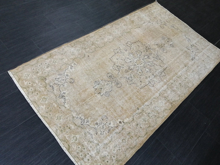 Rust Turkish Runner Rug 3' 8" x 6' 7" Hand-Knotted | No. WR20504