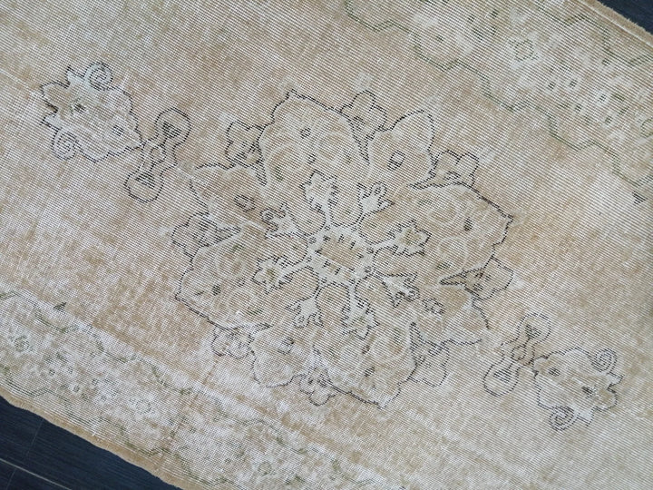 Rust Turkish Runner Rug 3' 8" x 6' 7" Hand-Knotted | No. WR20504