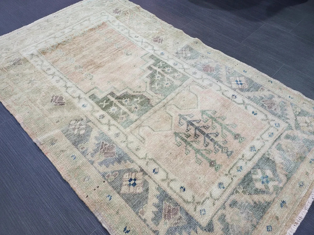Rust Turkish Runner Rug 2' 9" x 4' 5" Hand-Knotted | No. WR21069