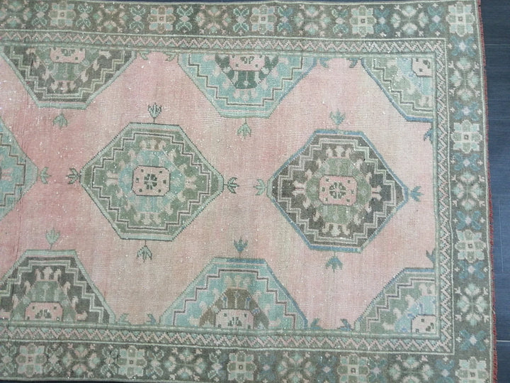 Turkish Runner Rug 4' x 10' 5" Hand-Knotted | No. WR22165