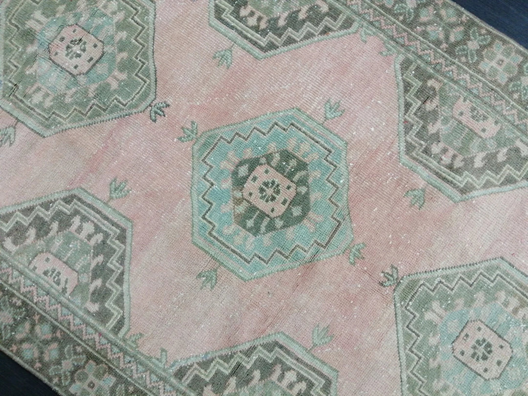 Turkish Runner Rug 4' x 10' 5" Hand-Knotted | No. WR22165