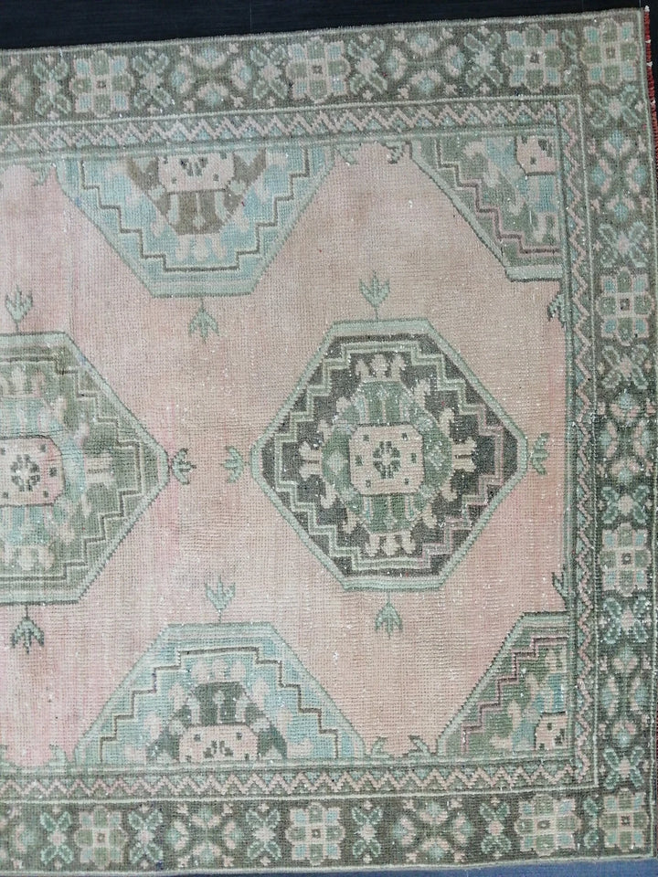 Turkish Runner Rug 4' x 10' 5" Hand-Knotted | No. WR22165