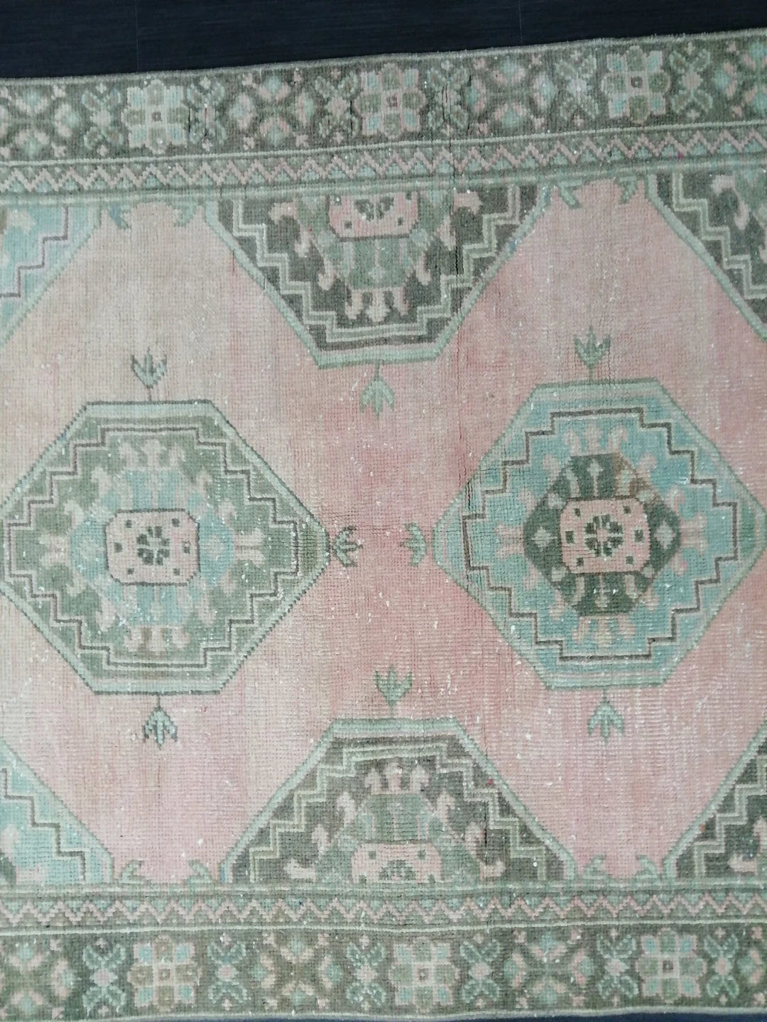 Turkish Runner Rug 4' x 10' 5" Hand-Knotted | No. WR22165