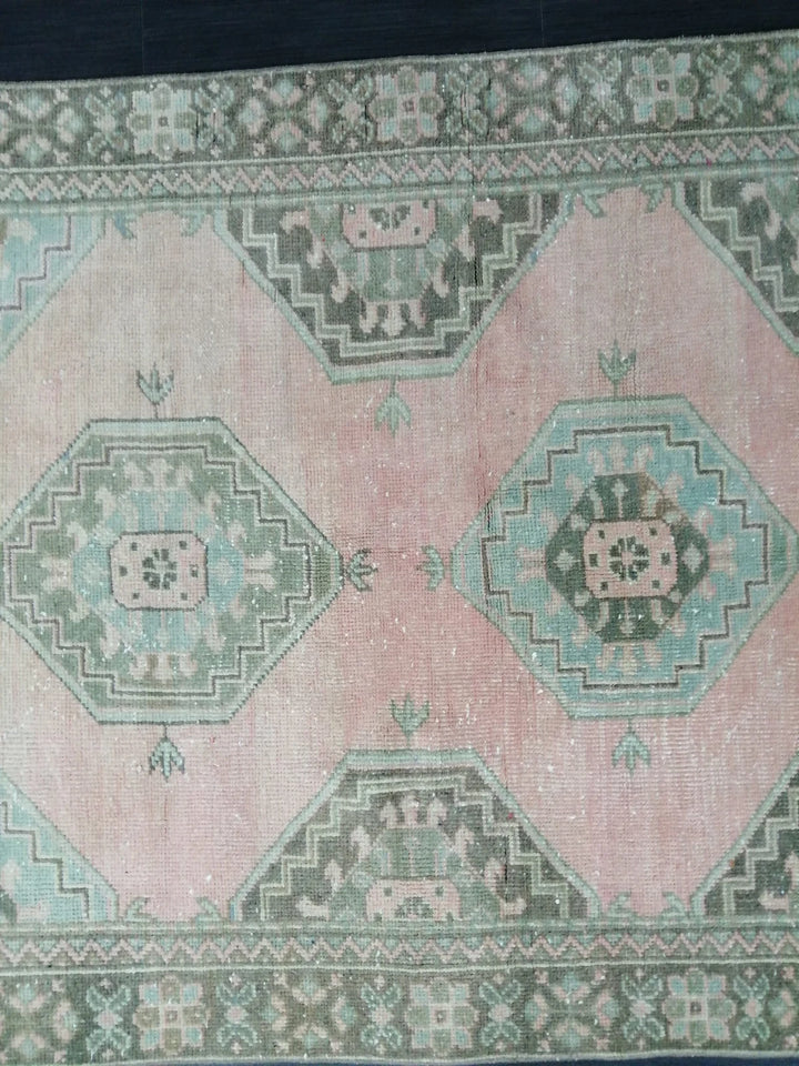 Turkish Runner Rug 4' x 10' 5" Hand-Knotted | No. WR22165