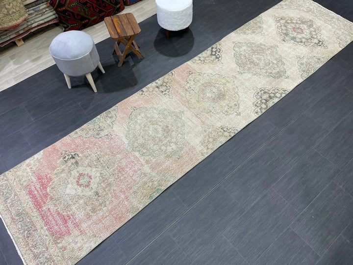 Turkish Runner Rug 2' 11" x 12' Hand-Knotted | No. WR22736
