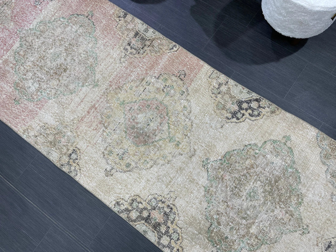 Turkish Runner Rug 2' 11" x 12' Hand-Knotted | No. WR22736