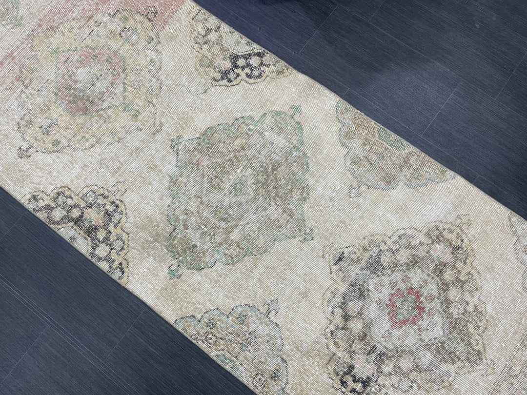 Turkish Runner Rug 2' 11" x 12' Hand-Knotted | No. WR22736