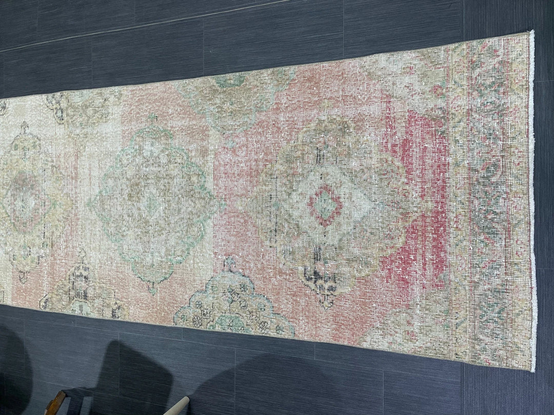 Turkish Runner Rug 2' 11" x 12' Hand-Knotted | No. WR22736