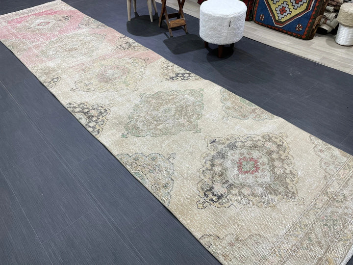 Turkish Runner Rug 2' 11" x 12' Hand-Knotted | No. WR22736