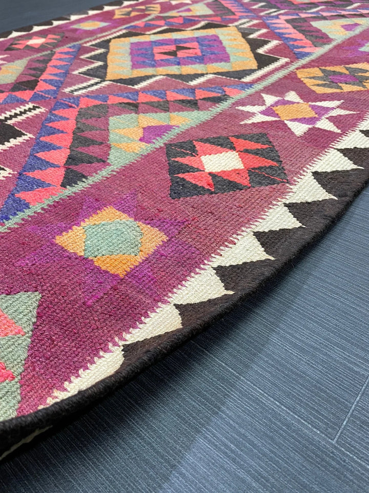 Rust Turkish Runner Rug 3' 4" x 12' 6" Hand-Knotted | No. WR22976