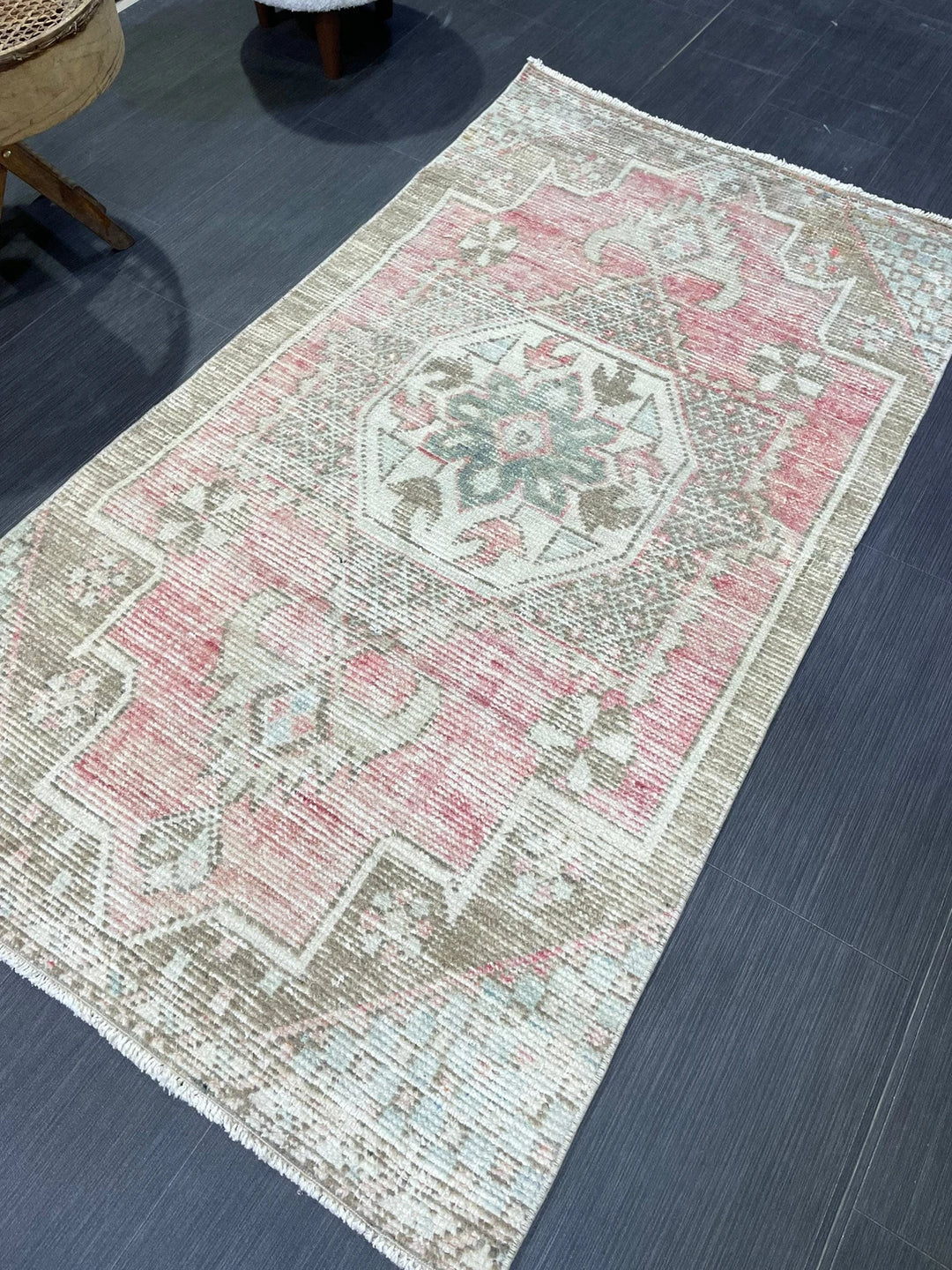 Rust Turkish Runner Rug 2' 11" x 5' 5" Hand-Knotted | No. WR23635