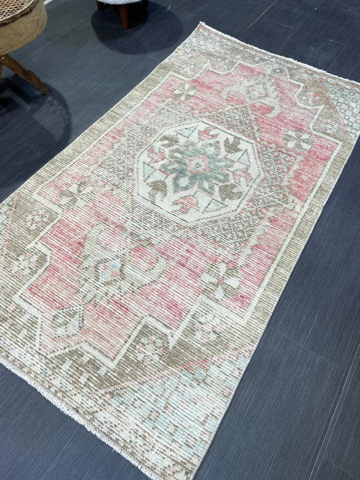 Rust Turkish Runner Rug 2' 11" x 5' 5" Hand-Knotted | No. WR23635