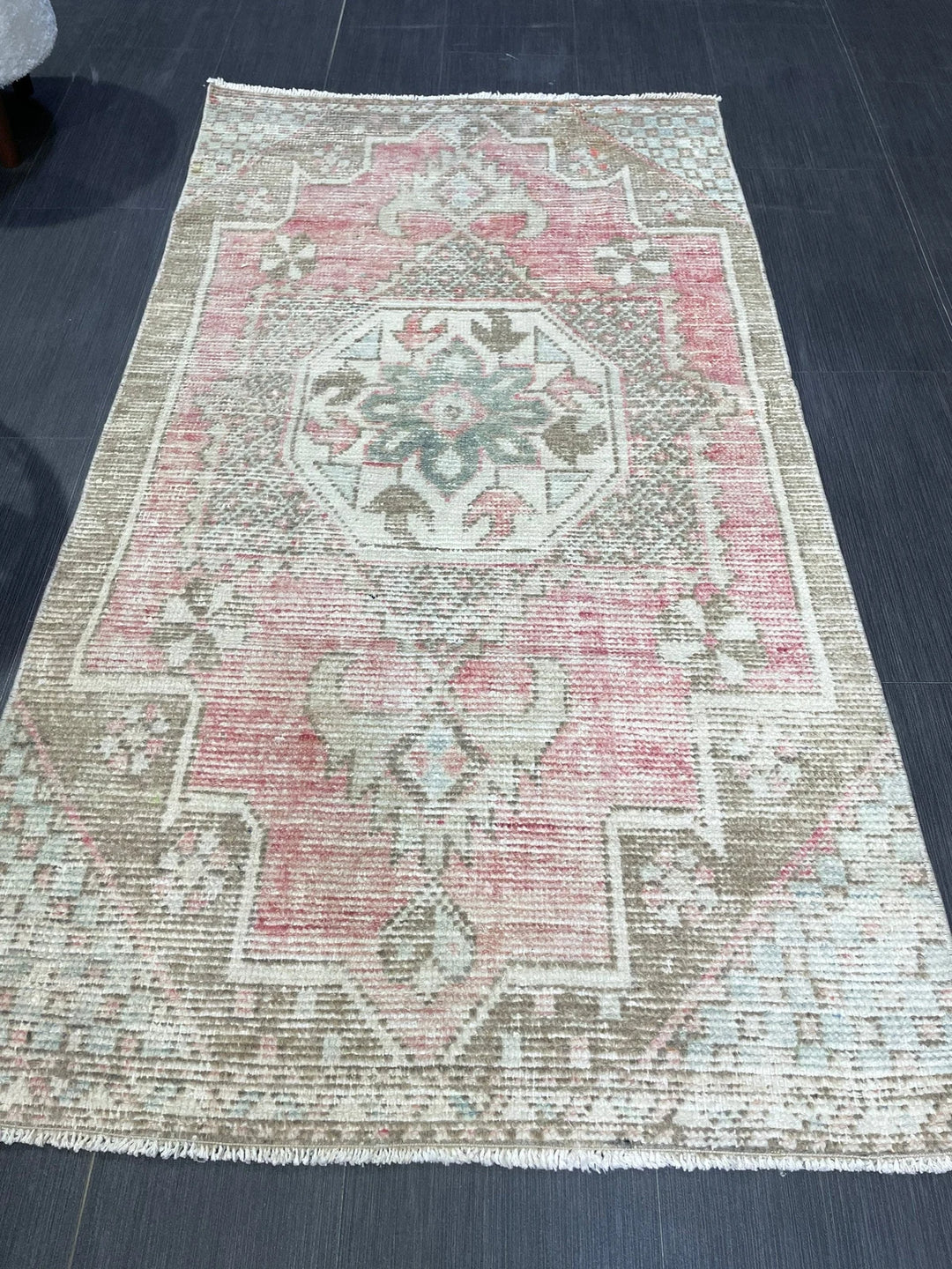 Rust Turkish Runner Rug 2' 11" x 5' 5" Hand-Knotted | No. WR23635