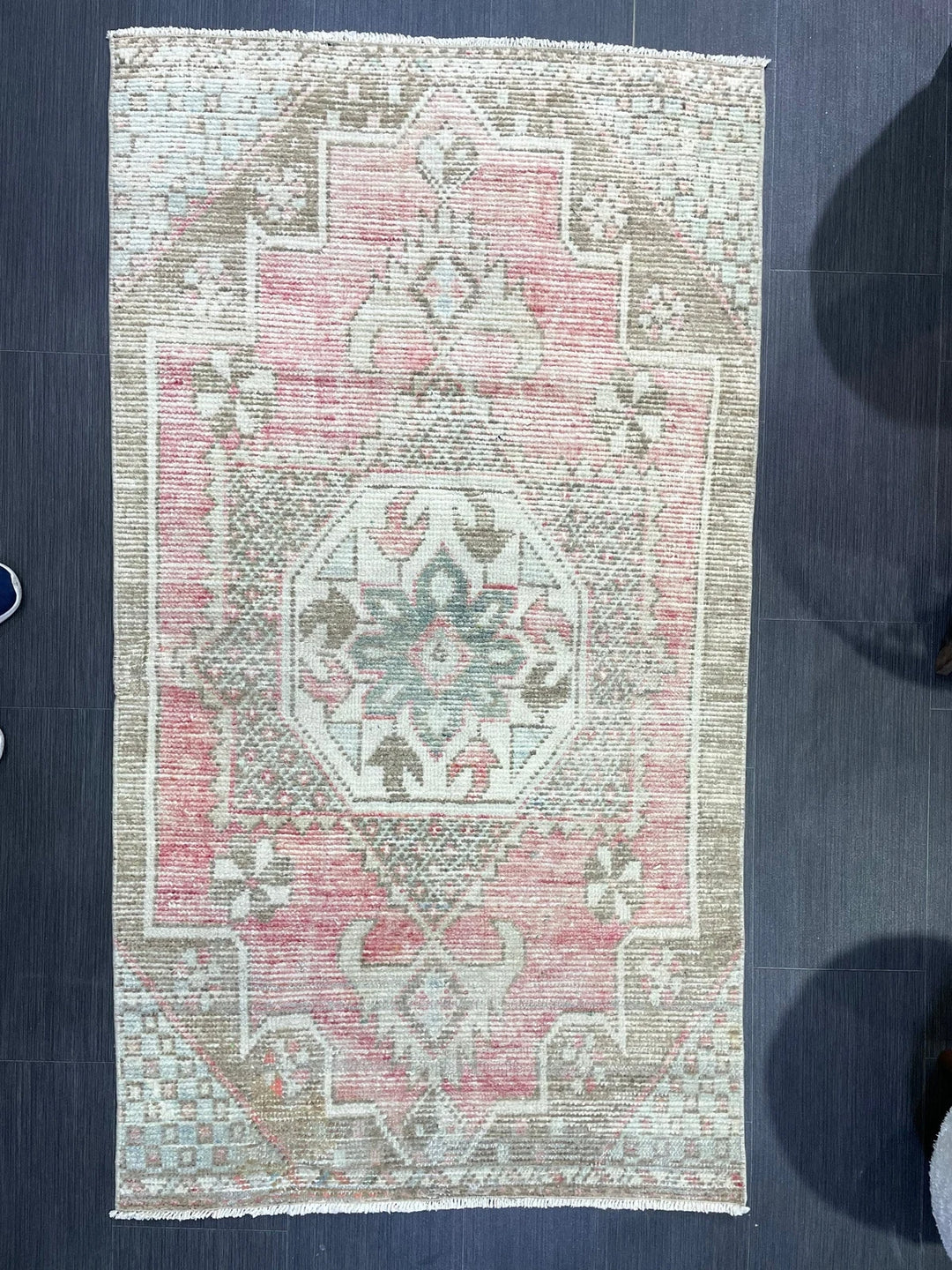 Rust Turkish Runner Rug 2' 11" x 5' 5" Hand-Knotted | No. WR23635