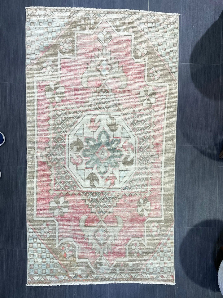 Rust Turkish Runner Rug 2' 11" x 5' 5" Hand-Knotted | No. WR23635