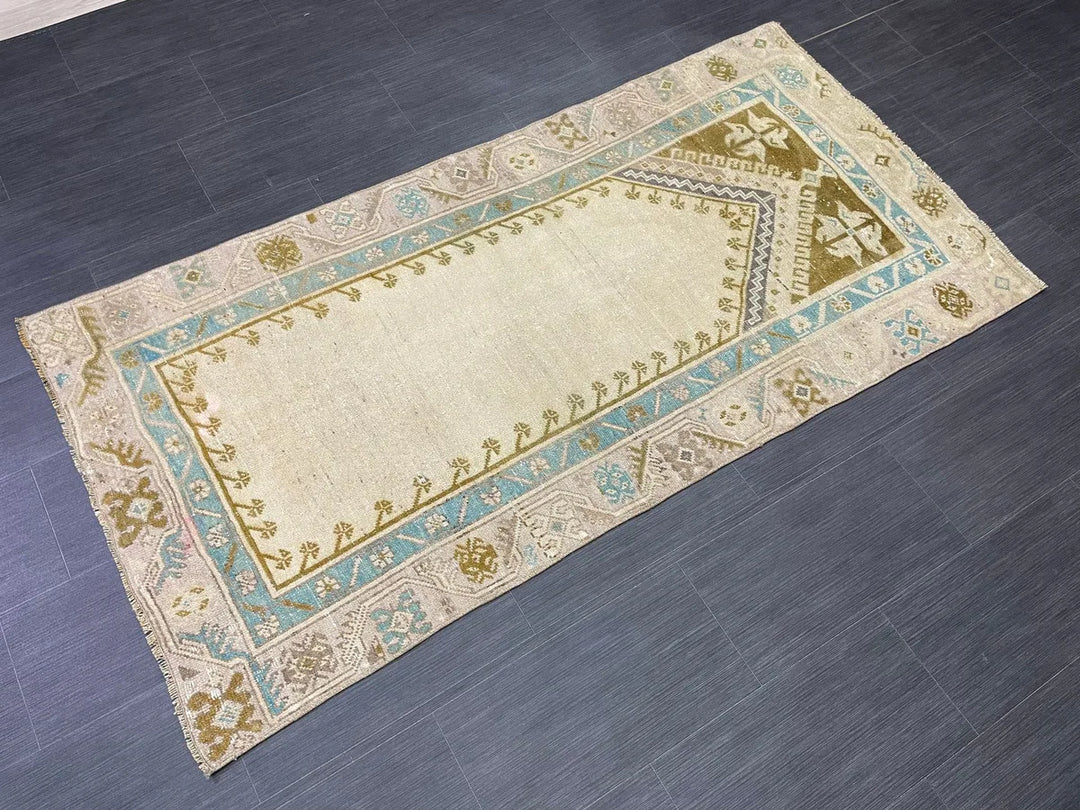 Rust Turkish Vintage Rug 3' 2" x 6' 4" Hand-Knotted | No. WR23694
