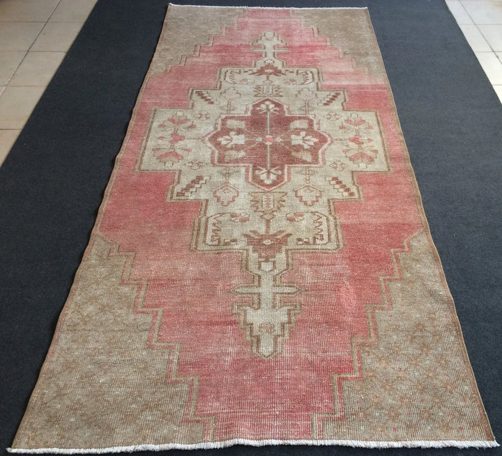Turkish Runner Rug 4' x 8' 5" Hand-Knotted | No. WR24292
