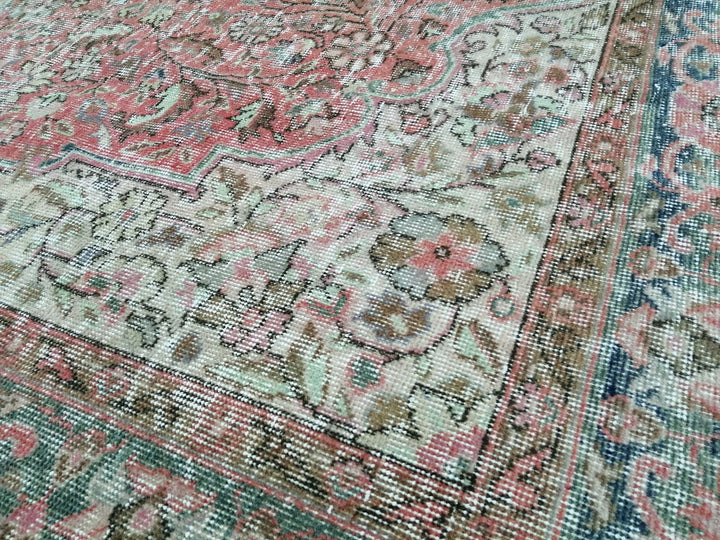 Rust Turkish Runner Rug 6' 1" x 10' 2" Hand-Knotted | No. WR24396
