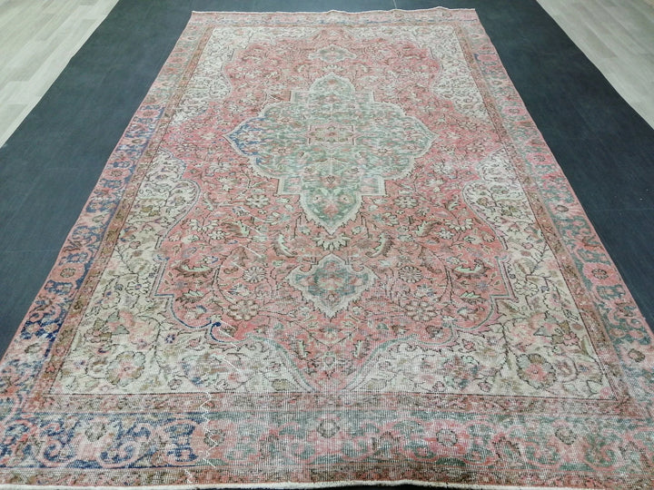 Rust Turkish Runner Rug 6' 1" x 10' 2" Hand-Knotted | No. WR24396