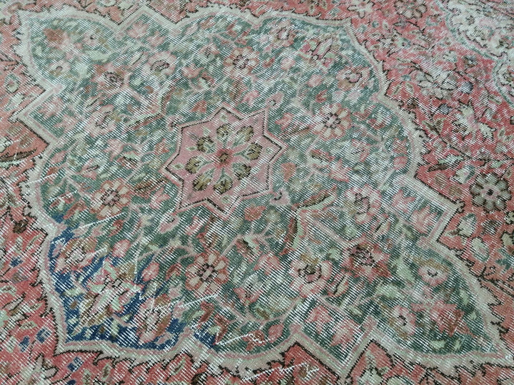 Rust Turkish Runner Rug 6' 1" x 10' 2" Hand-Knotted | No. WR24396
