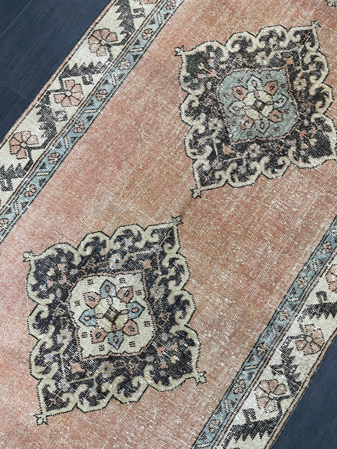 Rust Turkish Runner Rug 4' x 10' 4" Hand-Knotted | No. WR24585