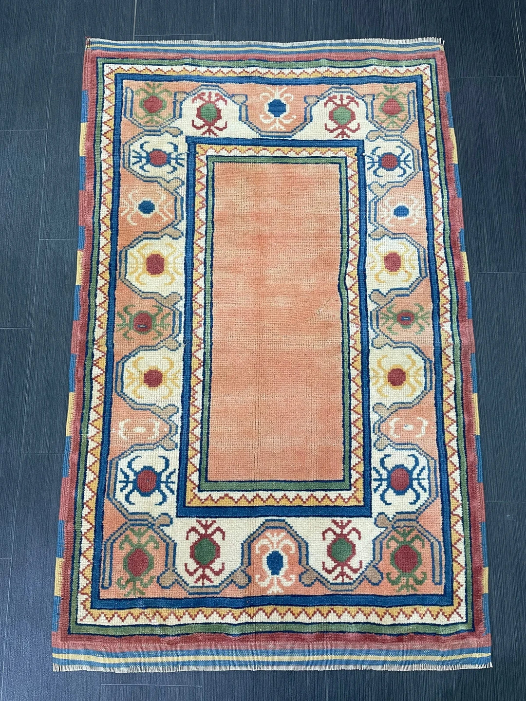 Rust Turkish Runner Rug 2' 11" x 4' 8" Hand-Knotted | No. WR24866