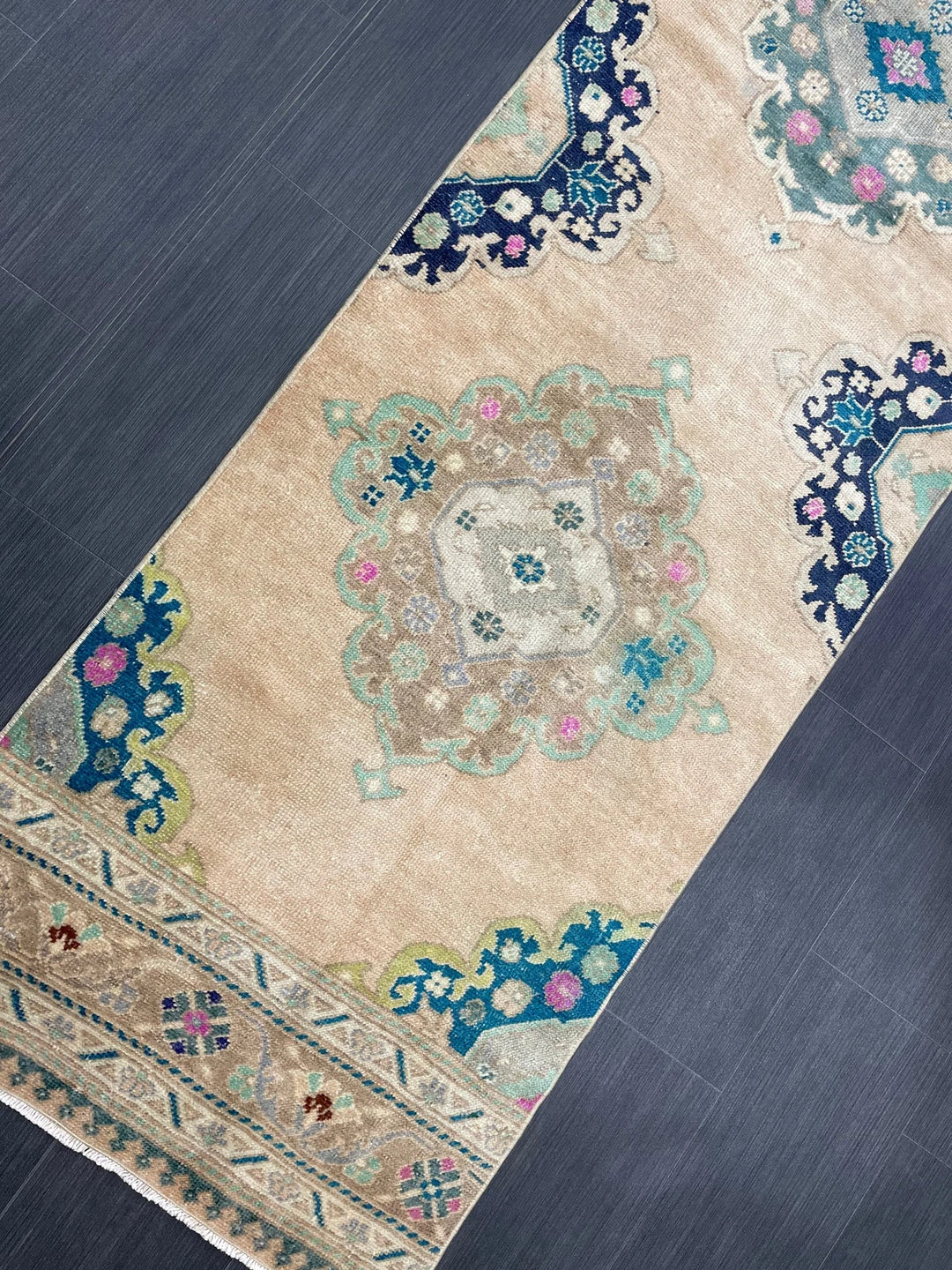 Turkish Runner Rug 2' 7" x 11' 5" Hand-Knotted | No. WR25607