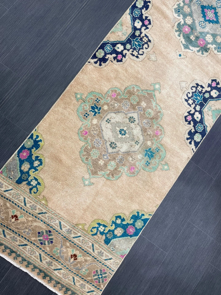 Turkish Runner Rug 2' 7" x 11' 5" Hand-Knotted | No. WR25607