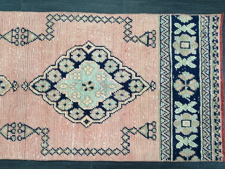 Tan Turkish Runner Rug 2' 4" x 11' 9" Hand-Knotted | No. WR26258