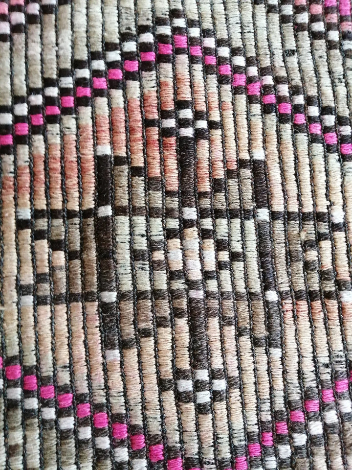 Beige Turkish Runner Rug 5' 7" x 9' Hand-Knotted | No. WR28056