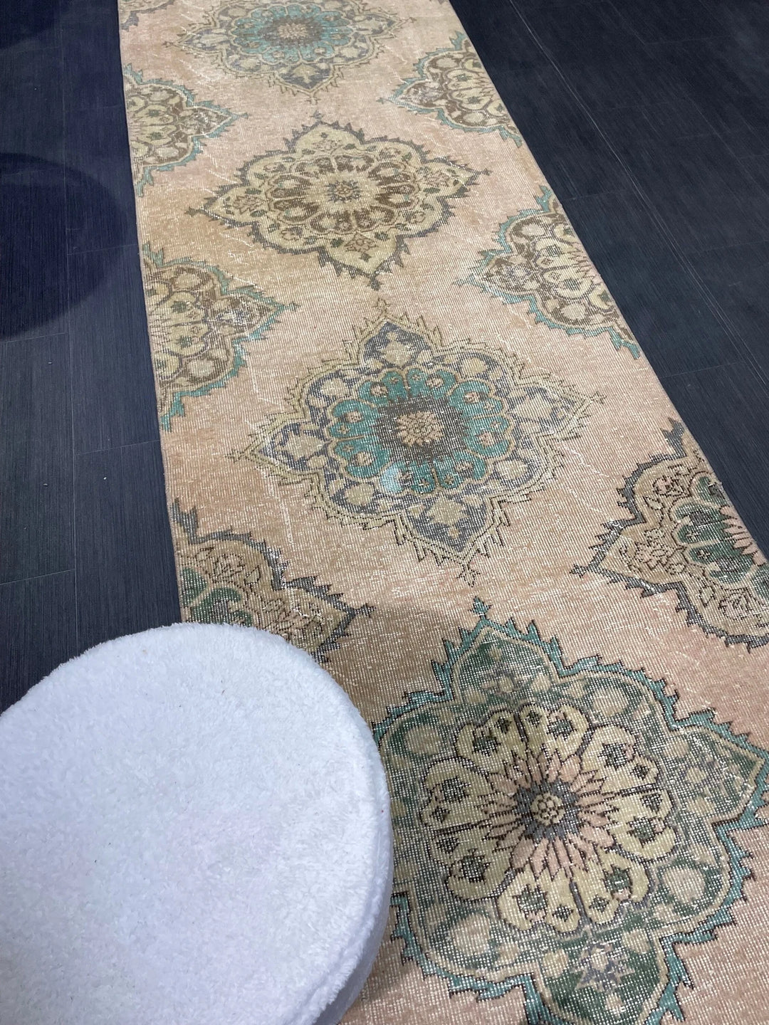 Rust Turkish Runner Rug 2' 10" x 12' 2" Hand-Knotted | No. WR28113