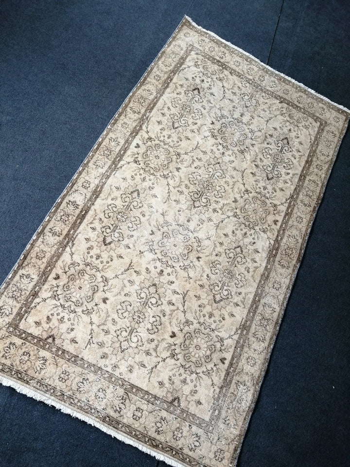 Rust Turkish Runner Rug 3' 10" x 6' 11" Hand-Knotted | No. WR28569