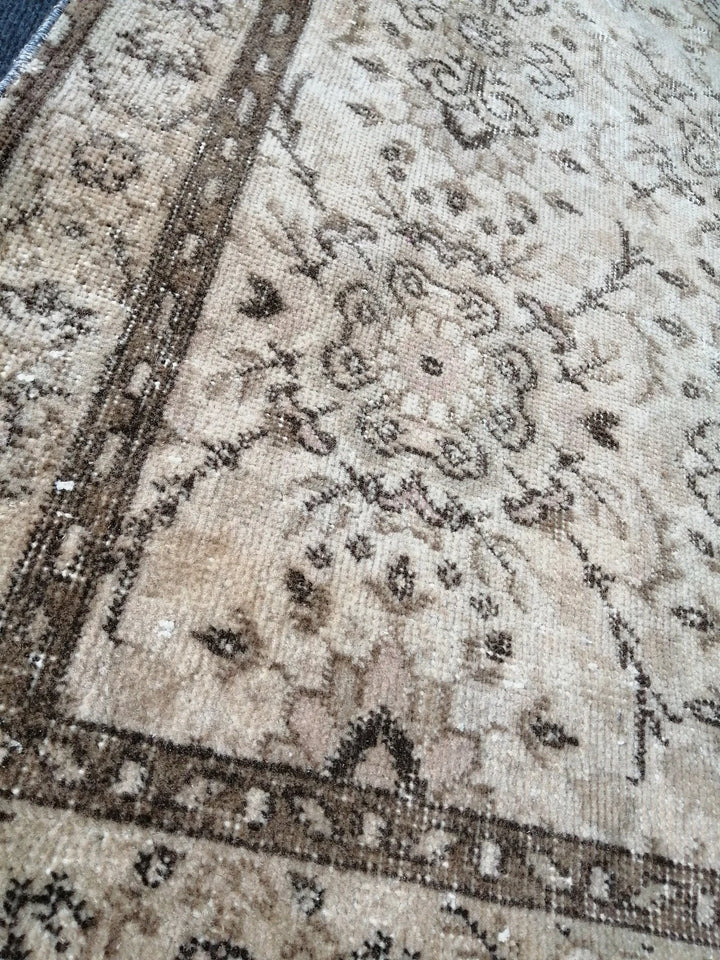 Rust Turkish Runner Rug 3' 10" x 6' 11" Hand-Knotted | No. WR28569