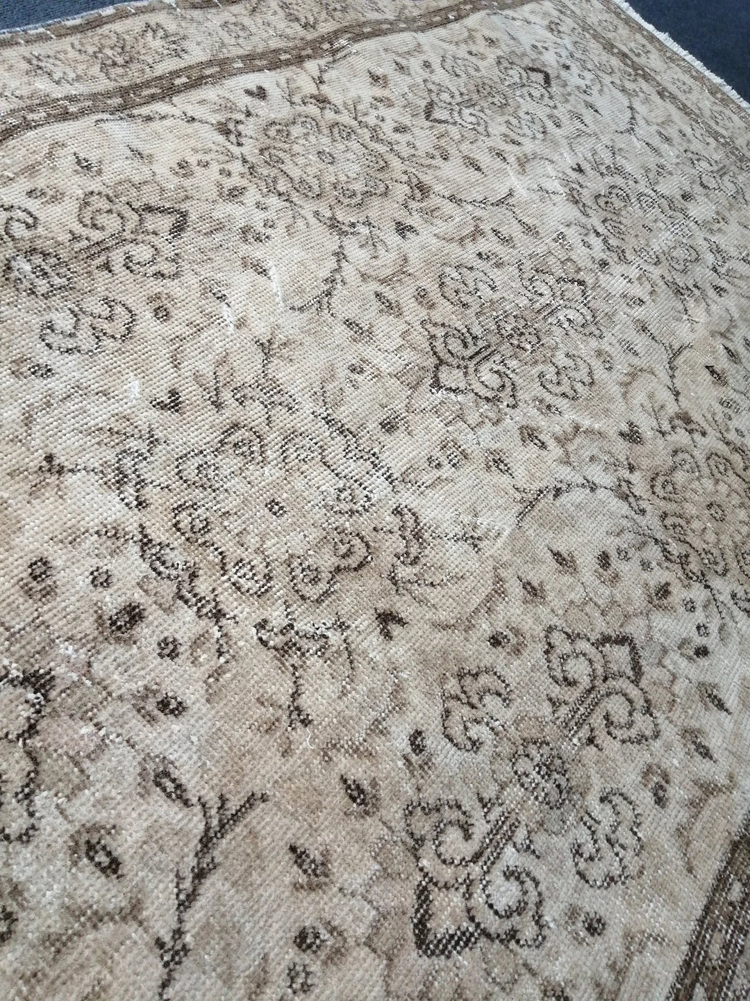 Rust Turkish Runner Rug 3' 10" x 6' 11" Hand-Knotted | No. WR28569